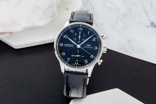  IWC Portugieser Chronograph Stahl Automatik Herrenuhr Ref. IW371447 