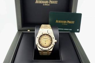 Thumbnail von Audemars Piguet Royal Oak Jumbo 39mm Smoke Dial Yellow Gold 16202BA.OO.1240BA.02