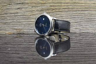 Thumbnail von Omega De Ville Prestige Co Axial 424.13.40.20.03.001 Blue Dial - B&P