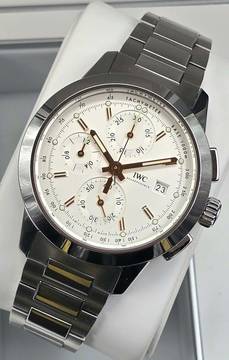 IWC Ingenieur Chronograph 42mm IW380801 Silver Dial Very Good Full Set 2023
