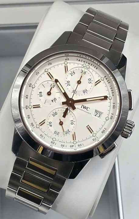  IWC Ingenieur Chronograph 42mm IW380801 Silver Dial Very Good Full Set 2023 