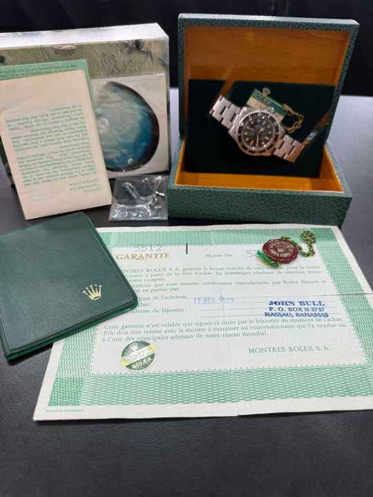  Rolex Submariner (No Date) 5512 Submariner Maxi MK1 Full set! 