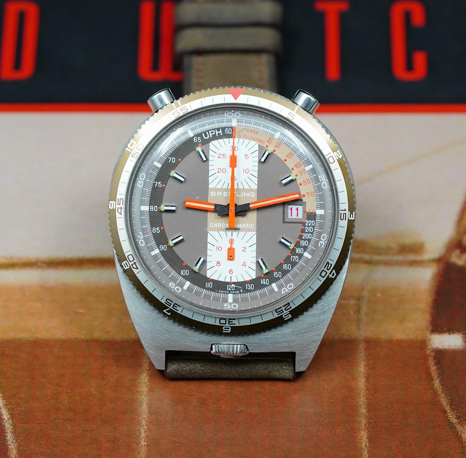  Breitling COOL BULLHEAD 7117 IN MINT CONDITION RARE VINTAGE 