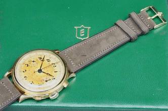 Thumbnail von Eberhard & Co. Extra-Fort STUNNING PINK GOLD PRE EXTRA-FORT BREGUET DIAL RARE VINTAGE