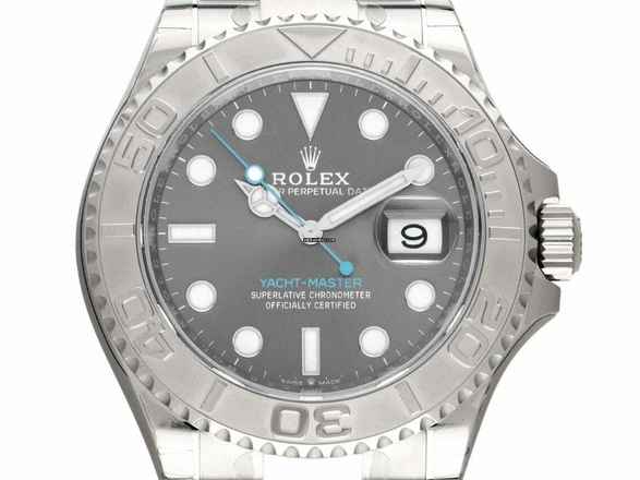  Rolex Yacht-Master 40 Ref.126622 2020 Full Set wie Neu Yacht-Master Rhodium Stahl 950 Platin 