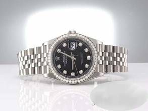Thumbnail von Rolex Datejust 36 126284 Rbr 2025 Stahl Weissgold 750 Diamanten Stainless Steel 18kt White Gold Black Dial Jubilé-band Chronometer Oyster