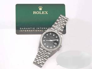 Thumbnail von Rolex Datejust 36 126284 Rbr 2025 Stahl Weissgold 750 Diamanten Stainless Steel 18kt White Gold Black Dial Jubilé-band Chronometer Oyster
