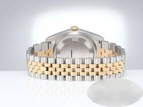 Thumbnail von Rolex Datejust 36 36mm 116243 2016 Lc100 Stahl Gelbgold 750 Grün Wave Diamanten