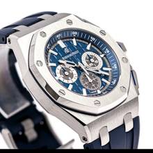 Thumbnail von Audemars Piguet Royal Oak Offshore Chronograph Blue 42 – 26480TI.OO.A027CA.01 – like NEW – 2021 Full Set
