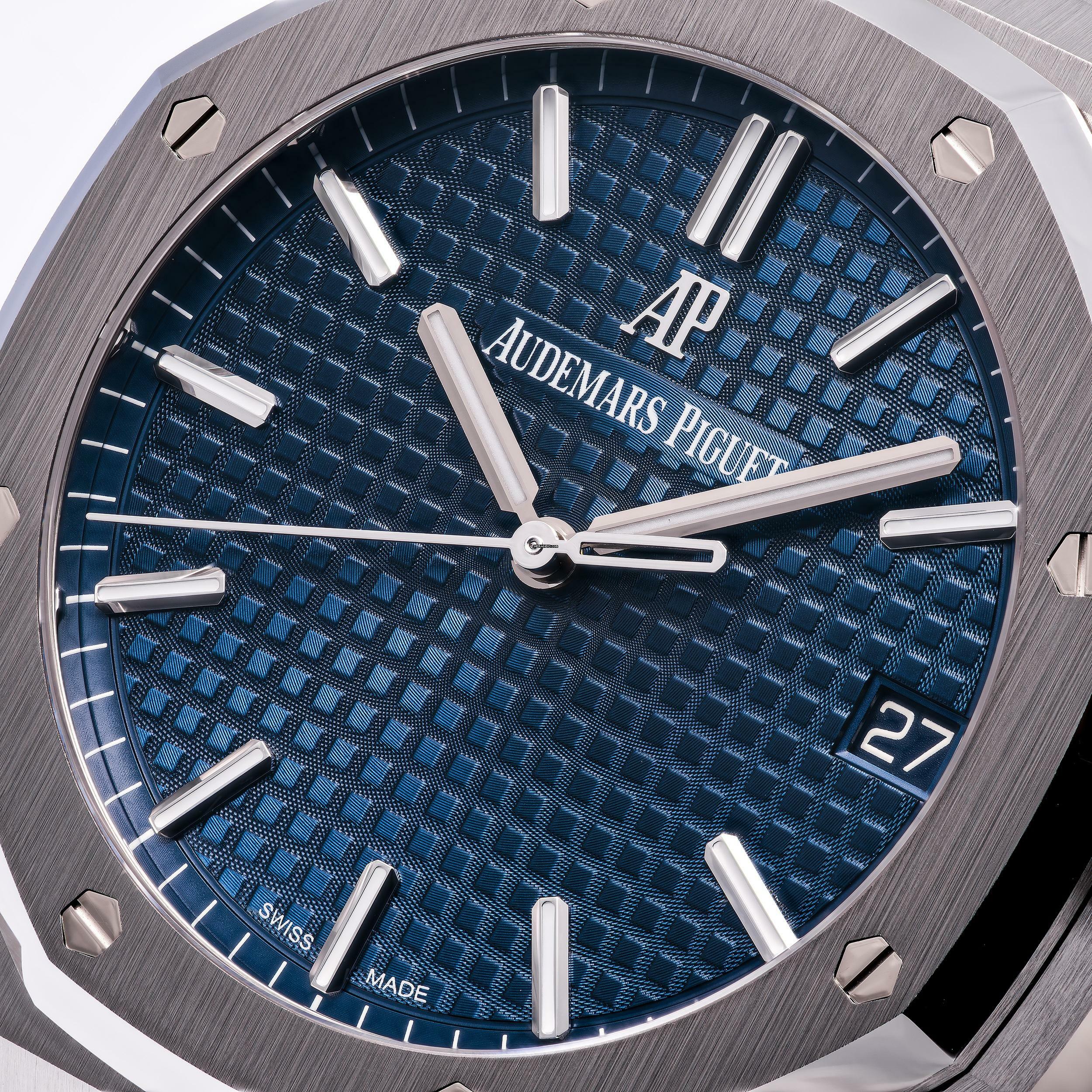 Thumbnail von Audemars Piguet Royal Oak Steel 41 Blue – 15500ST.OO.1220ST.01 – NEW – 09/2022 Full Set