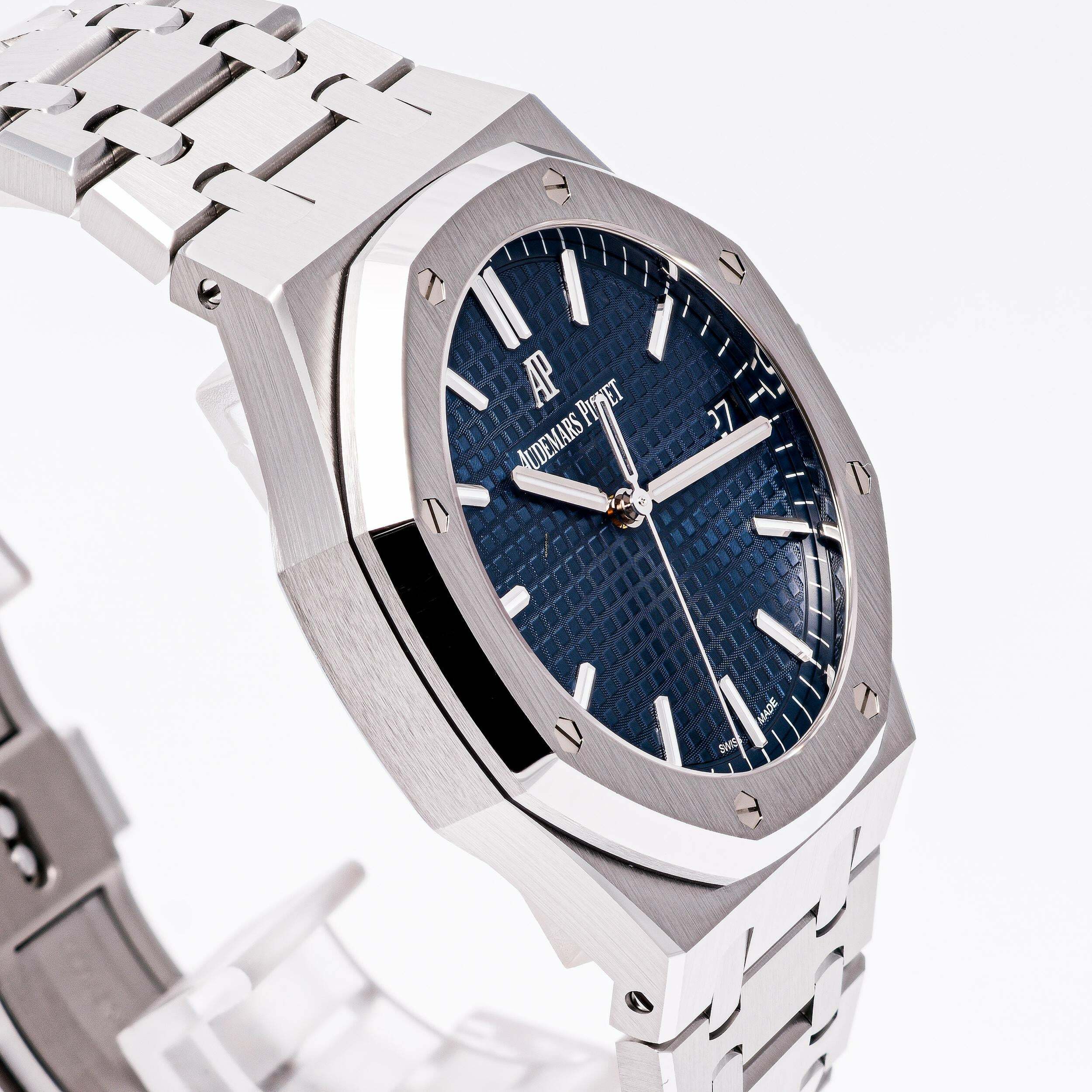 Thumbnail von Audemars Piguet Royal Oak Steel 41 Blue – 15500ST.OO.1220ST.01 – NEW – 09/2022 Full Set