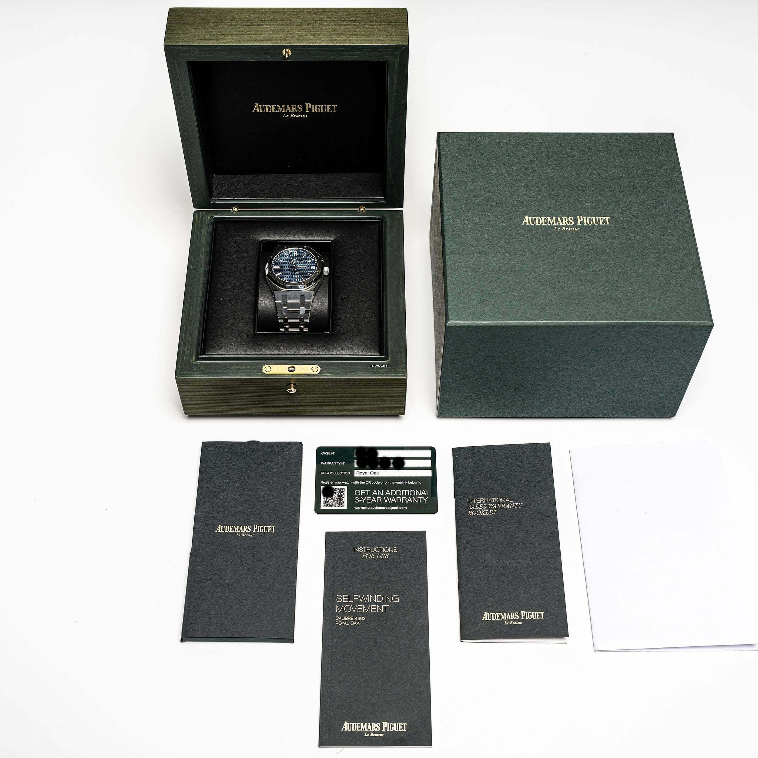Thumbnail von Audemars Piguet Royal Oak Steel 41 Blue – 15500ST.OO.1220ST.01 – NEW – 09/2022 Full Set