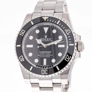  Rolex Submariner (No Date) 40 – 114060 – like NEW – 2015 Full Set Lc100 