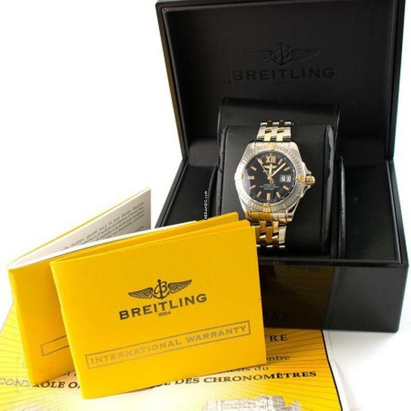 Thumbnail von Breitling Galactic Edelstahl/Gold Big Date Automatik Ref. B49350