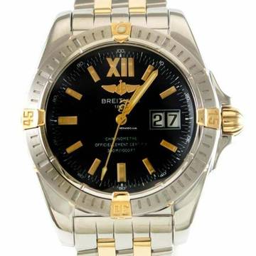  Breitling Galactic Edelstahl/Gold Big Date Automatik Ref. B49350 