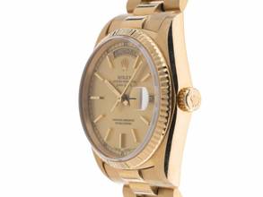 Thumbnail von Rolex Day-Date 36 Ref.18038 1979 Full Set sehr gut Vintage Day-Date open 6/9 18kt Gelbgold 125g