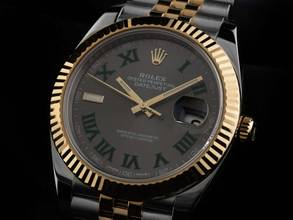 Thumbnail von Rolex Datejust 41 Wimbledon Ref.126333 2024 Full Set wie Neu Datejust Wimbledon