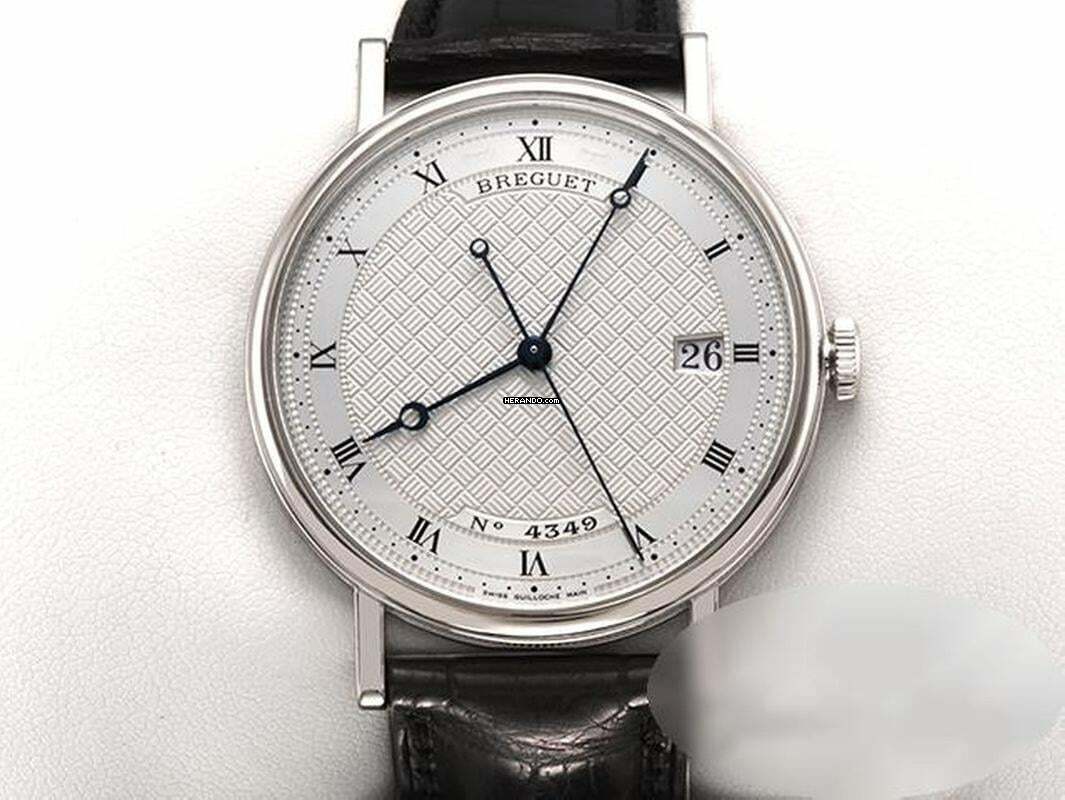  Breguet Classique 5177 38mm Weissgold 750 Automatik Gold Herren 18kt White Gold 