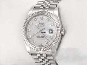 Thumbnail von Rolex Datejust 36 116234 2014 Stahl Weissgold 750 Diamanten Perlmutt Automatik Stainless Steel 18kt White Gold Jubilé-band Chronometer Oyster