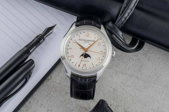  Baume & Mercier Clifton Stahl Automatik Herrenuhr Ref. M0A10055 65718 