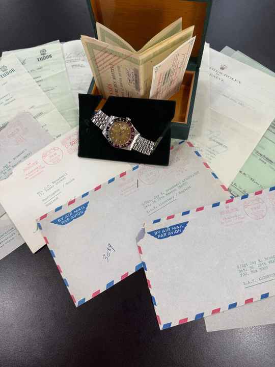  Rolex GMT-Master 6542 Full Set + Rolex Correspondences Original Dial & Bakelite Bezel c. 1959 