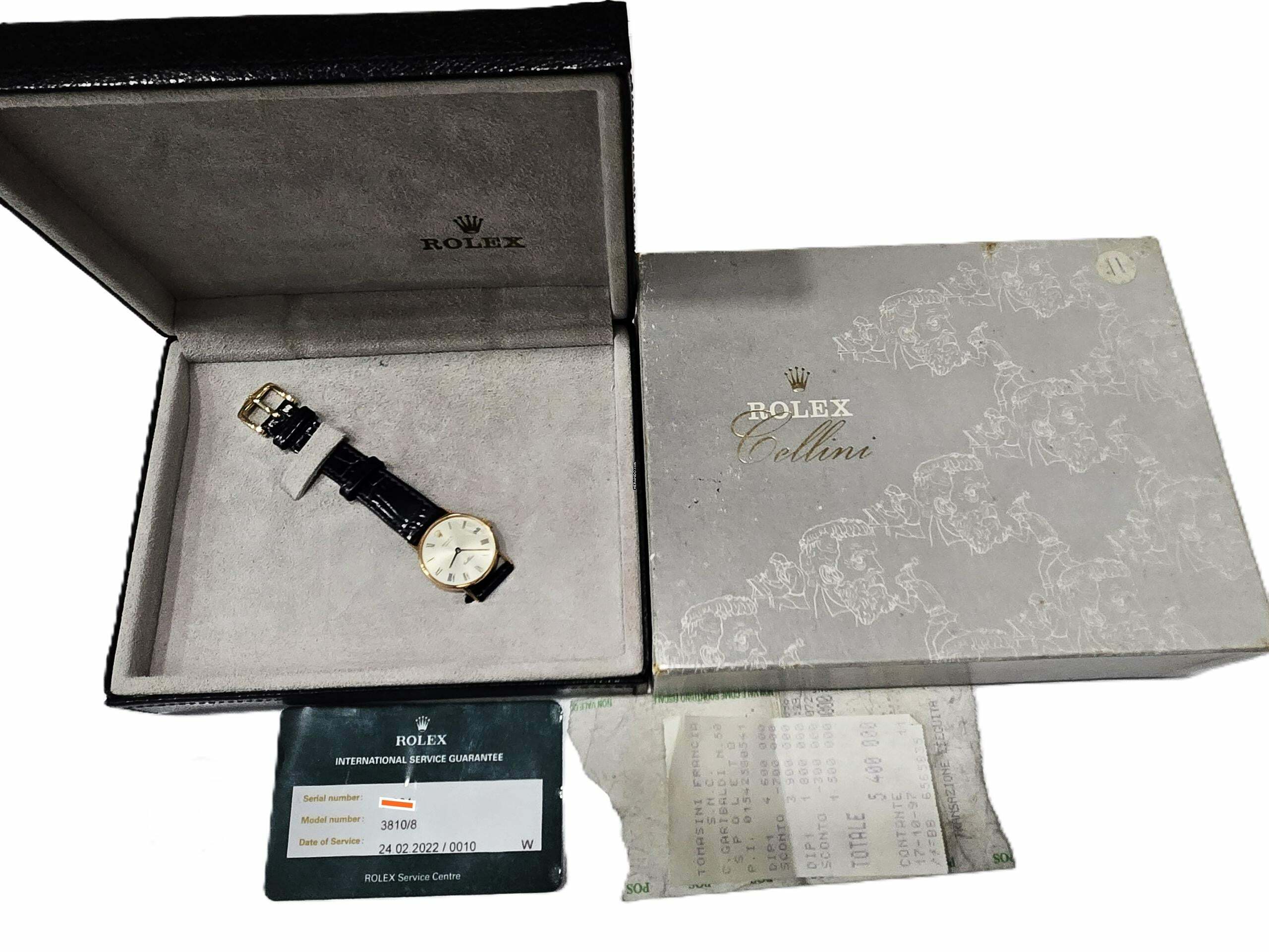 Thumbnail von Rolex Cellini Box & Service Card 2022 18k Gold