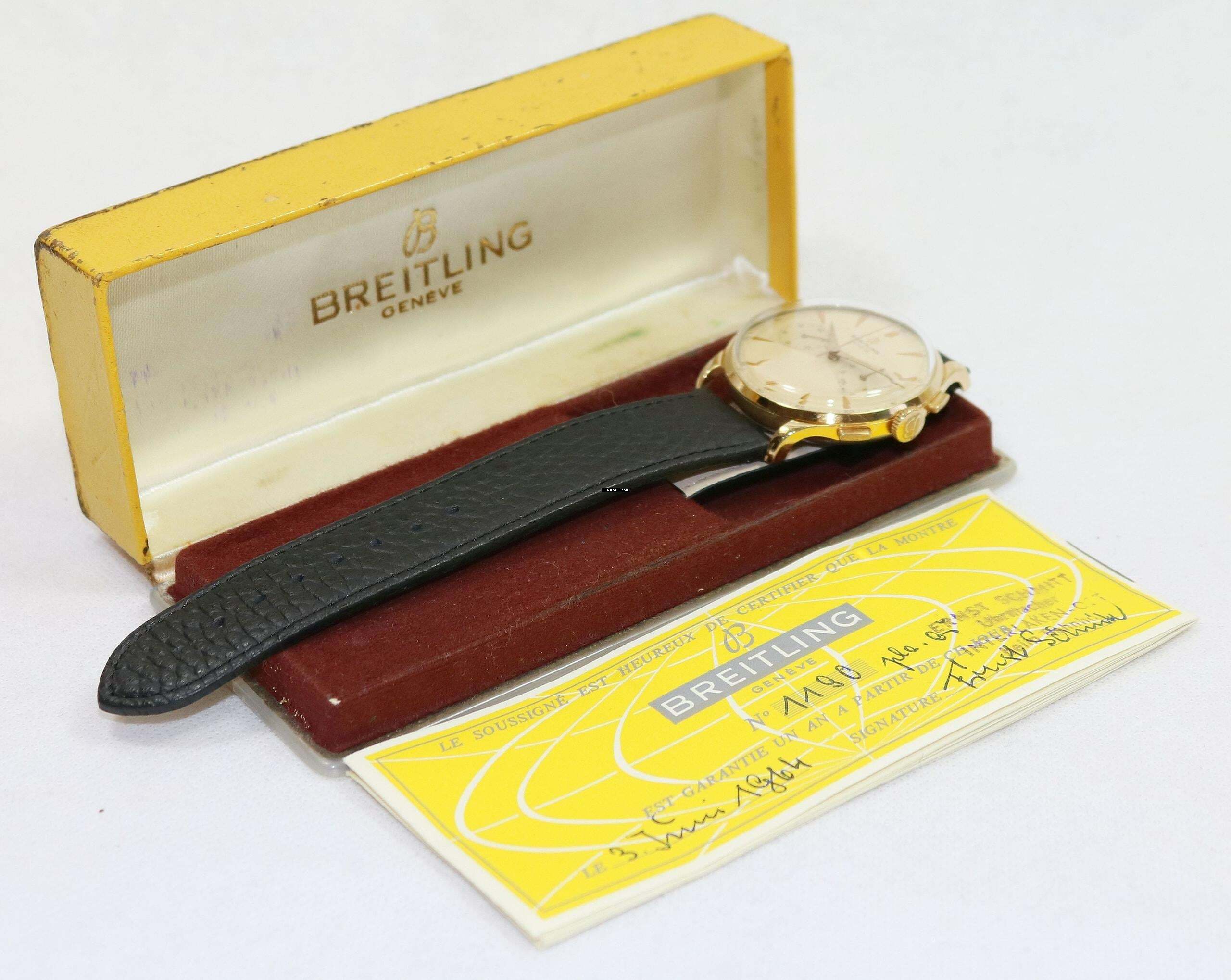 Thumbnail von Breitling Vintage Chronograph 1964 Full Set