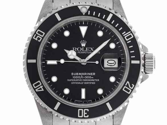  Rolex Submariner Date DateRef.16800 1986 Box&Beschreibung sehr gut Vintage Submariner Date open 6/9 