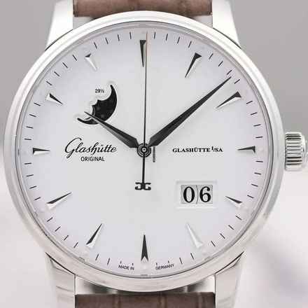  Glashütte Original Senator Excellence Panorama Date Moon Phase NEW FULL SET 
