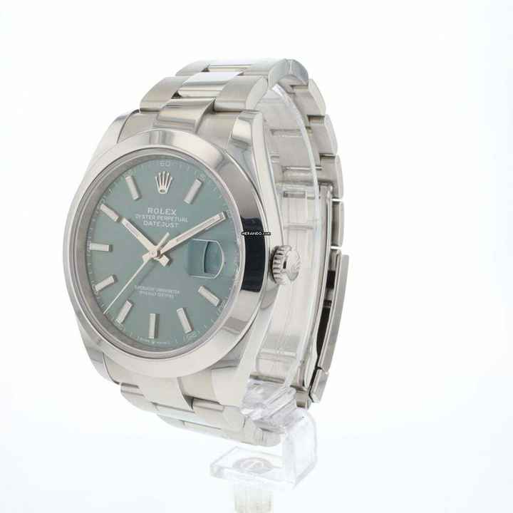  Rolex Datejust 41 Oyster Mint Green 