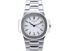 Thumbnail von Patek Philippe Nautilus 3800/1a White Dial - Very Rare - Service Patek