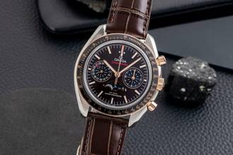 Thumbnail von Omega Speedmaster Moonphase Stahl / Sedna Gold 304.23.44.52.13.001