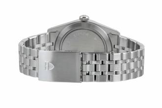 Thumbnail von Tudor Prince Date Day Black Dial Edelstahl Automatik Ref. 76200 Papiere