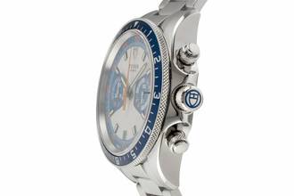 Thumbnail von Tudor Heritage Chrono Blue Chronograph Blue Automatik Edelstahl Ref. 70330B B&P 2022