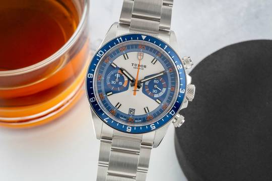  Tudor Heritage Chrono Blue Chronograph Blue Automatik Edelstahl Ref. 70330B B&P 2022 