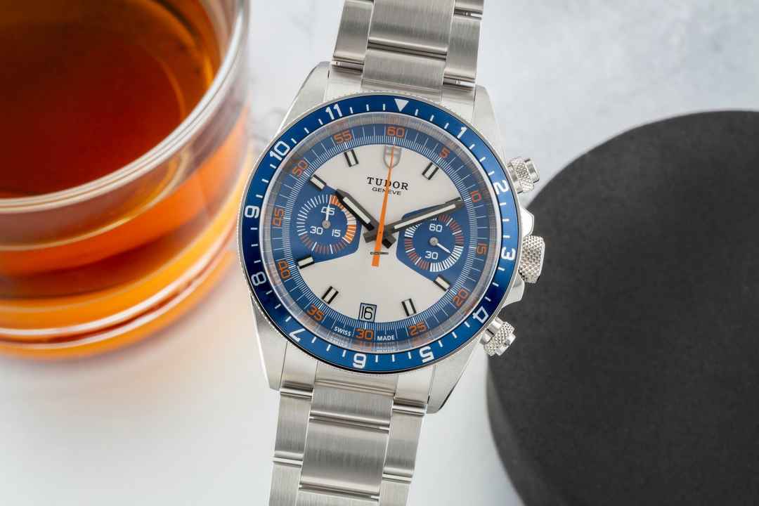  Tudor Heritage Chrono Blue Chronograph Blue Automatik Edelstahl Ref. 70330B B&P 2022 