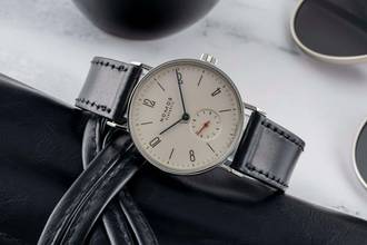 Thumbnail von NOMOS Tangente Stahl Handaufzug Herrenuhr Tangente Bauhaus Limited