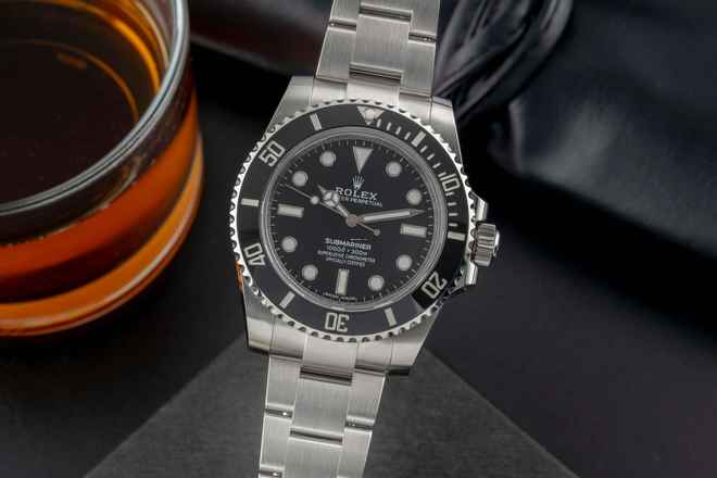  Rolex Submariner (No Date) Stahl Automatik Herrenuhr Ref. 114060 