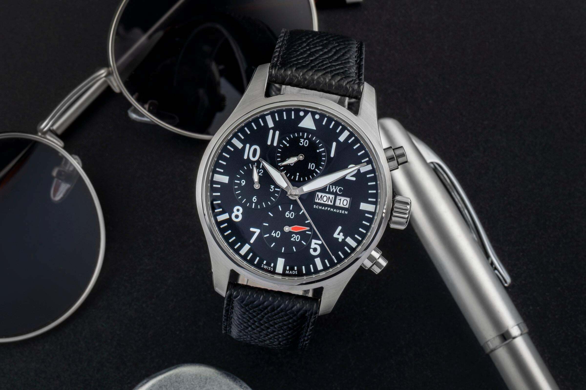  IWC Fliegeruhr Chronograph Fliegerchronograph Chronograph Stahl Automatik Ref. IW378001 B&P 2023 