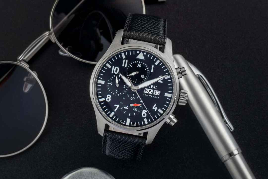  IWC Fliegeruhr Chronograph Fliegerchronograph Chronograph Stahl Automatik Ref. IW378001 B&P 2023 