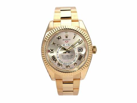  Rolex Sky-Dweller Gelbgold Ref. 326938 Silber Römisch 