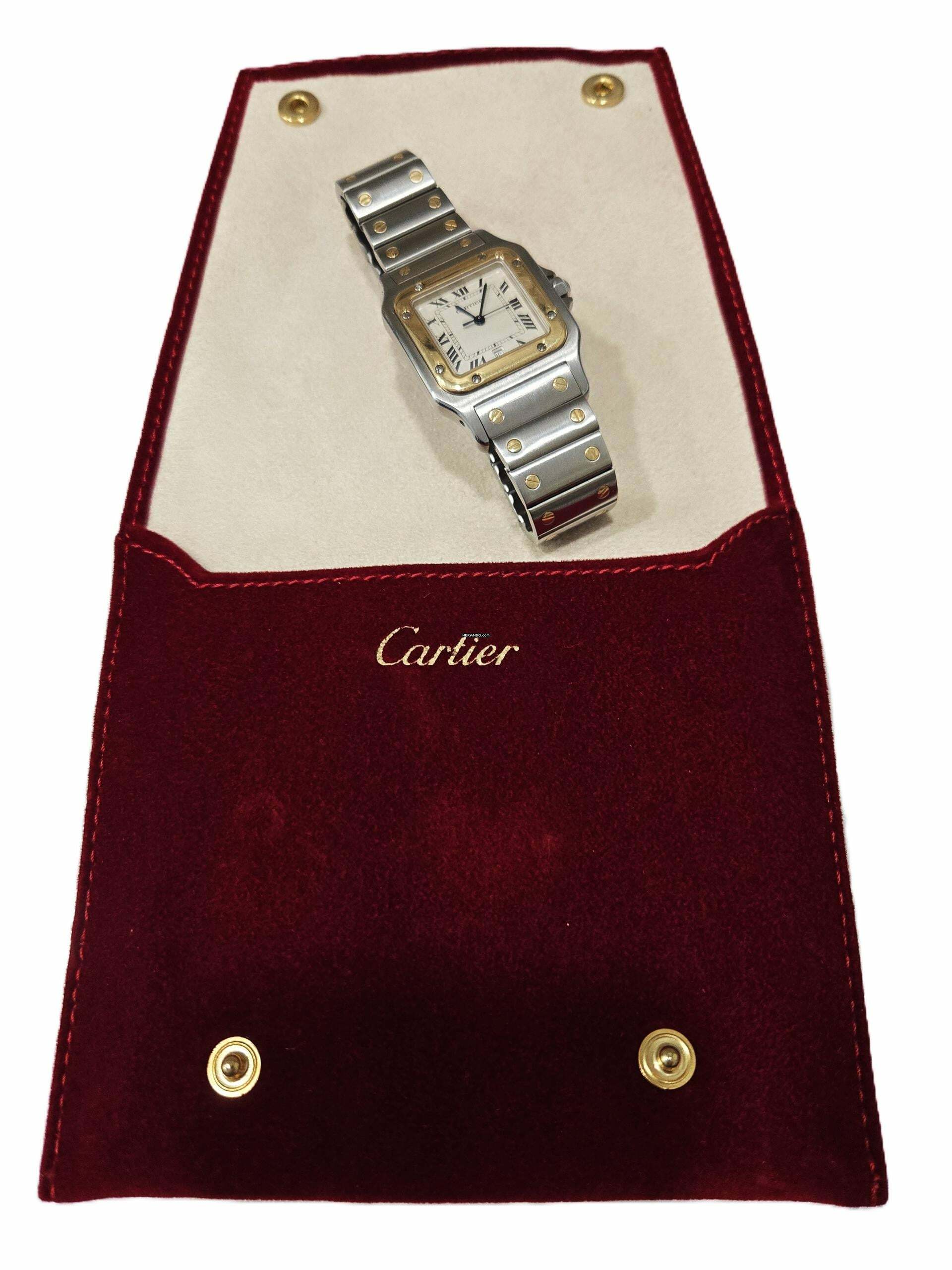 Thumbnail von Cartier Santos Galbée 29mm 18k Bezel