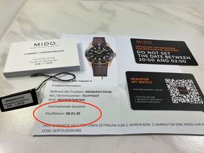 Thumbnail von Mido Ocean Star GMT Captain V / Full Set / 01-2026