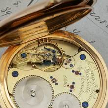 Thumbnail von A. Lange & Söhne Qualität 1A 18k Gold Taschenuhr-Original Etui und Zertifikat 1889 Diamant BOX und Museums Zertifikat