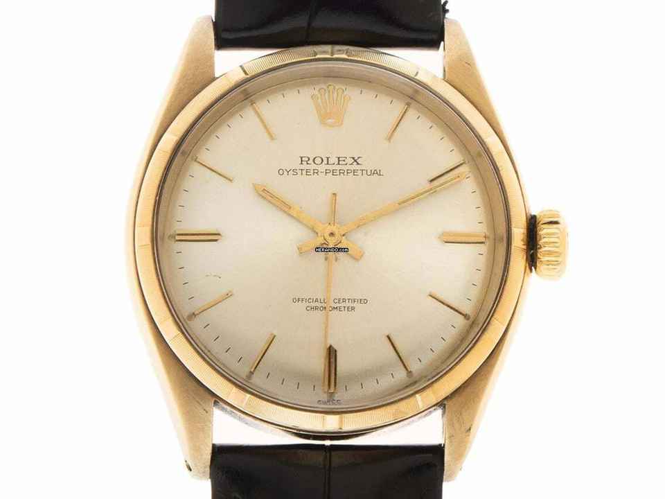 Rolex Oyster Perpetual Date Ref.6535 1937 original Box original unpoliert Oyster Perpetual 14kt Gelbgold 