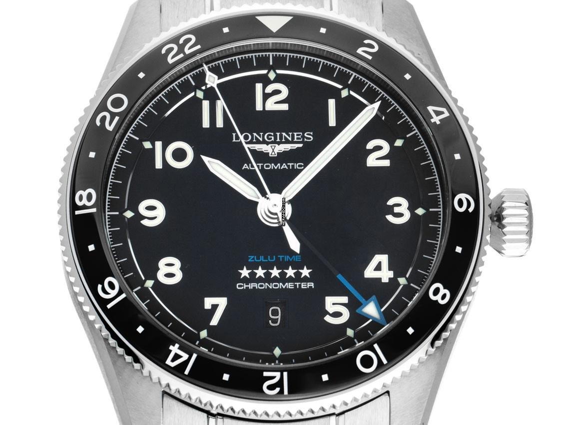  Longines Spirit ZULU Time Ref.L3.812.4.53.6 2025 Full Set Ungetragen Spirit ZULU Time 