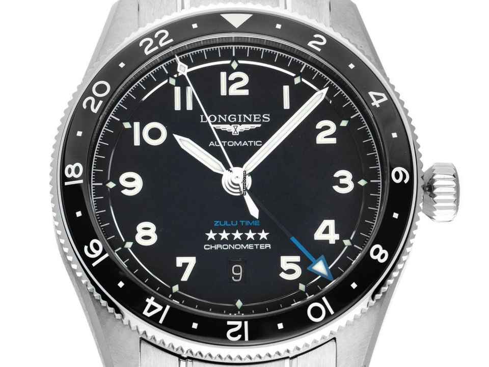  Longines Spirit ZULU Time Ref.L3.812.4.53.6 2025 Full Set Ungetragen Spirit ZULU Time 