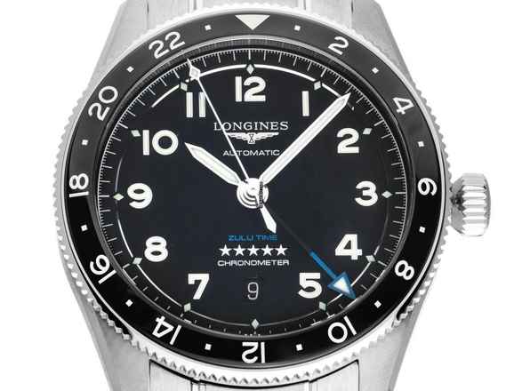  Longines Spirit ZULU Time Ref.L3.812.4.53.6 2025 Full Set Ungetragen Spirit ZULU Time 