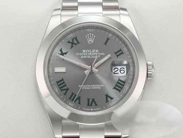  Rolex Datejust 41 41mm 126300 2025 Wimbledon Edelstahl Automatik Stahl Stainless Steel Oyster-band Chronometer 