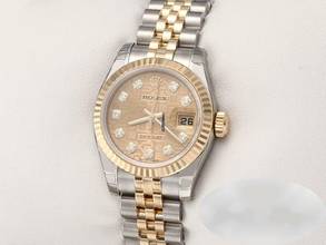 Thumbnail von Rolex Lady-Datejust 179173 2011 Stahl Gelbgold 750 Diamant Automatik